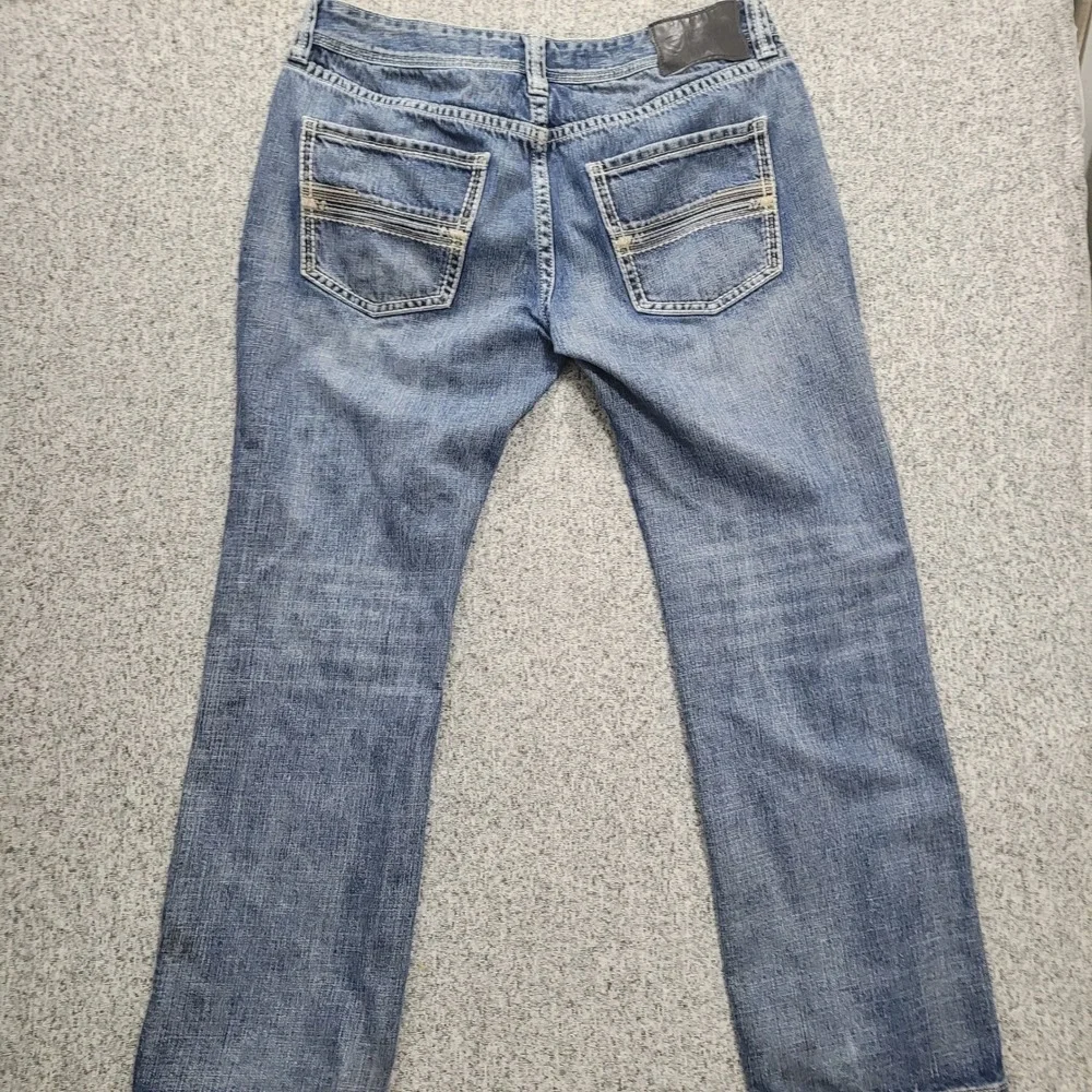 Rock & Roll Denim Pistol Stackable Regular Boot Cut Jeans Mens 38x32 Medium Wash